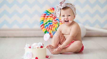 Chicago Maternity and Birth Photographer | Lana Photographs — Talah's First  Birthday Photoshoot | Cake Smash Photography Dubai