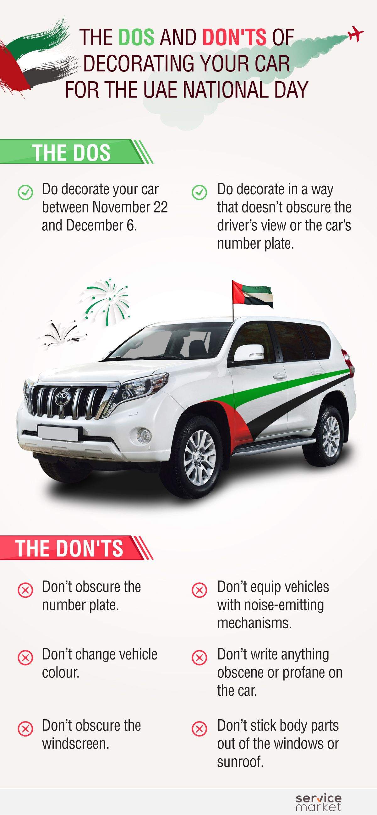 The Dos And Don Ts Of Decorating Your Car For The Uae National Day