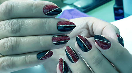 Color Fx Sugar Baby Dark Purple Nail Polish Color 107 - Felisha