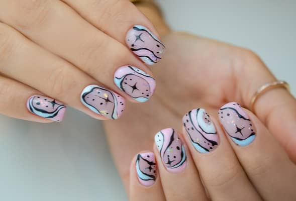 1. "Freaky and Fun Acrylic Nail Designs for a Bold Look" - wide 5