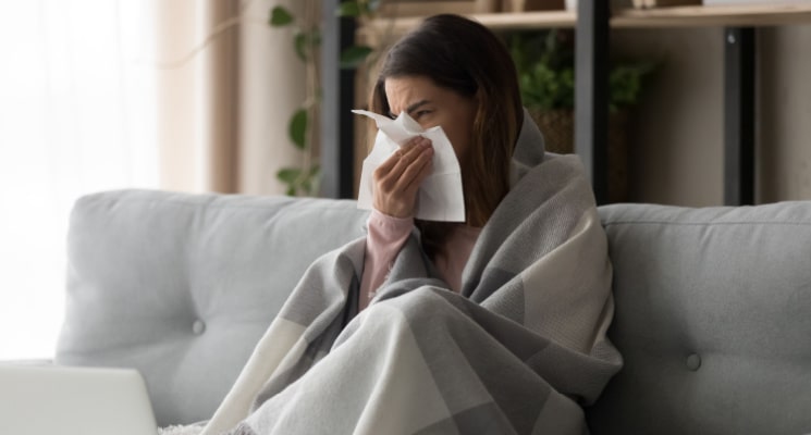 Doctor at Home cold in winter Dubai
