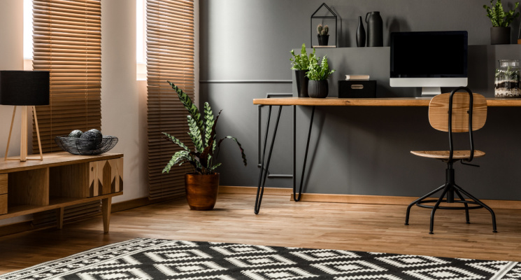 aesthetic wooden Flooring and room decor