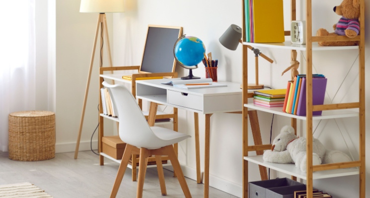 Customized Shelving and Storage side table