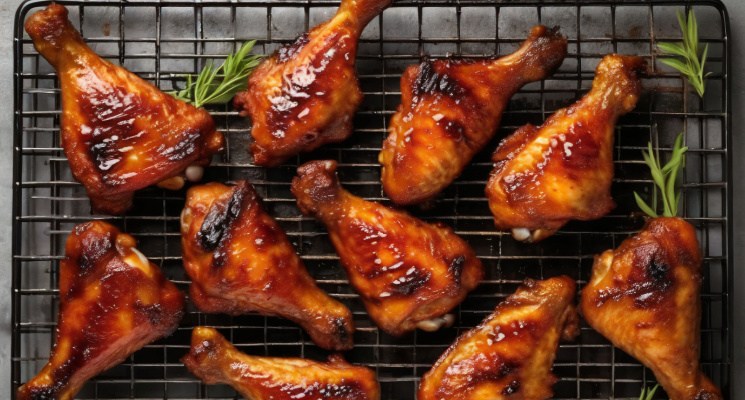 Fried and Grilled chicken wings